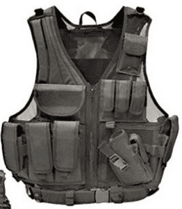 image of Tactical Crossdraw Vest with Pistol Belt 1