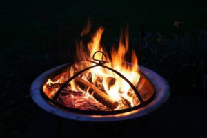 A fire pit is great for enjoying the outdoors